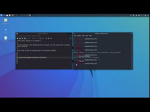 Encrypting and Decrypting | Python: Fernet encrypt files