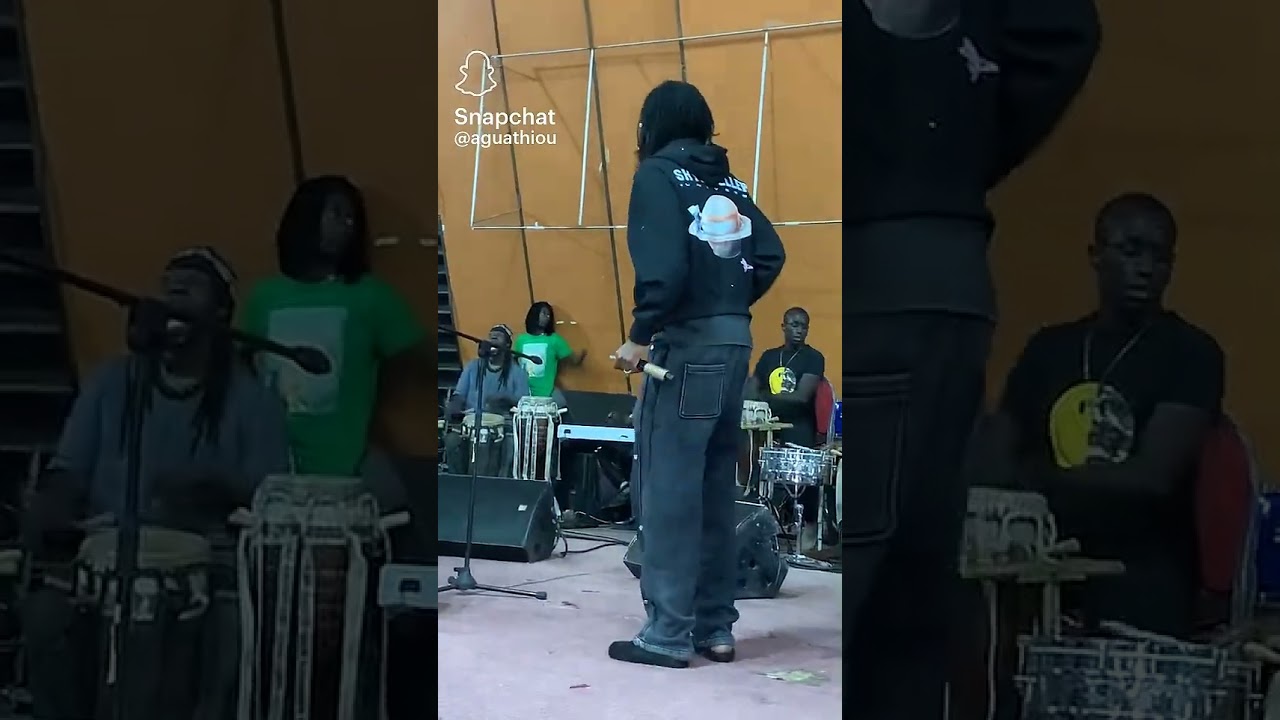 Wally B. Seck Sets the Stage on Set 🎶