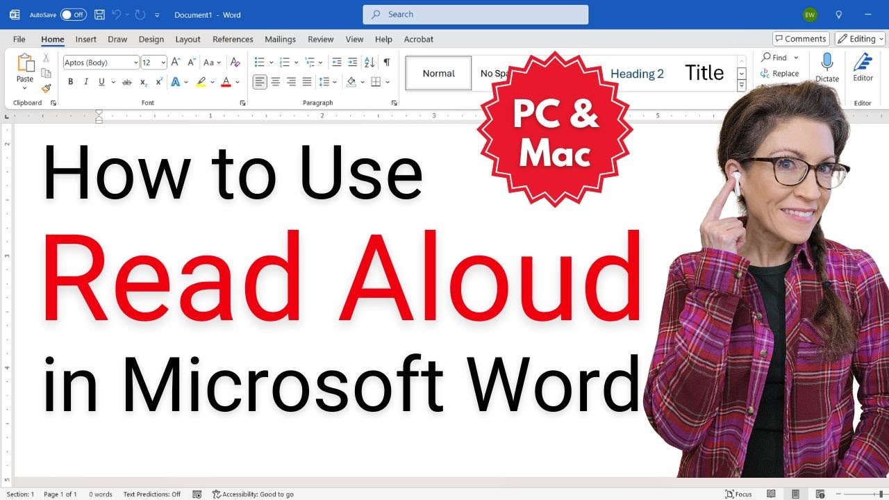 Guide to Using Read Aloud in Microsoft Word π