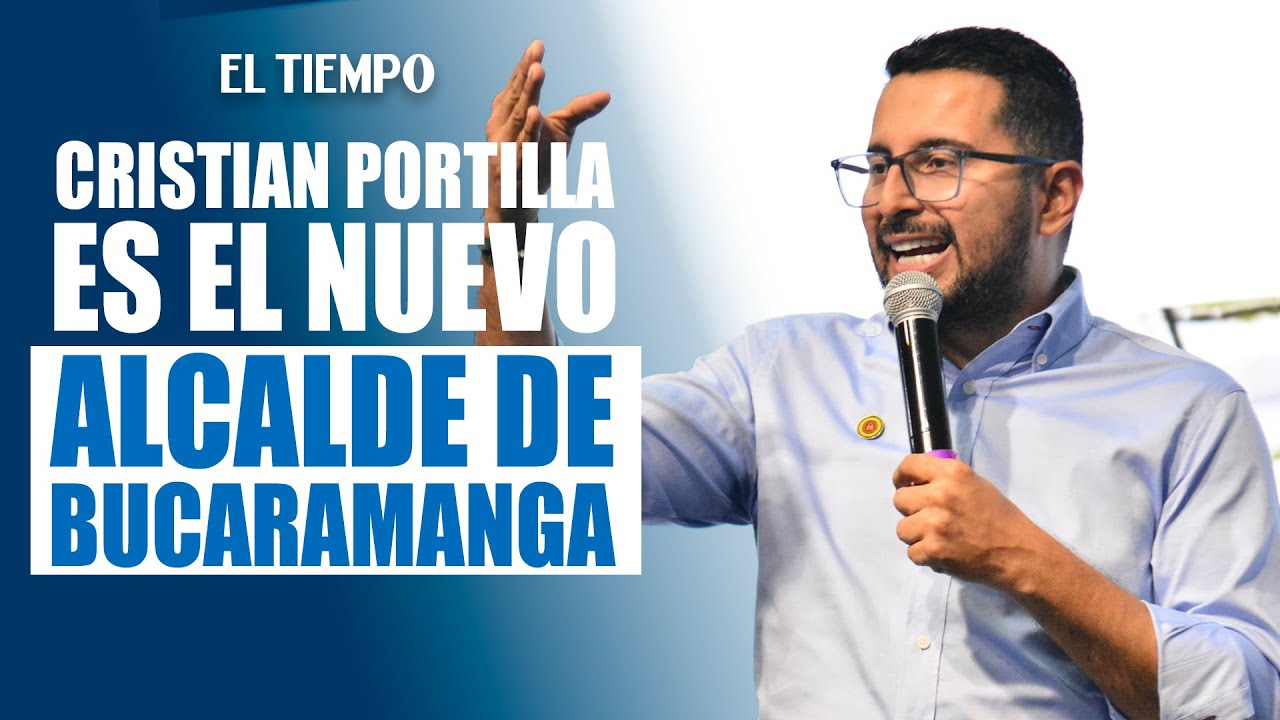 Cristian Portilla, nuevo alcalde de Bucaramanga 🏛️
