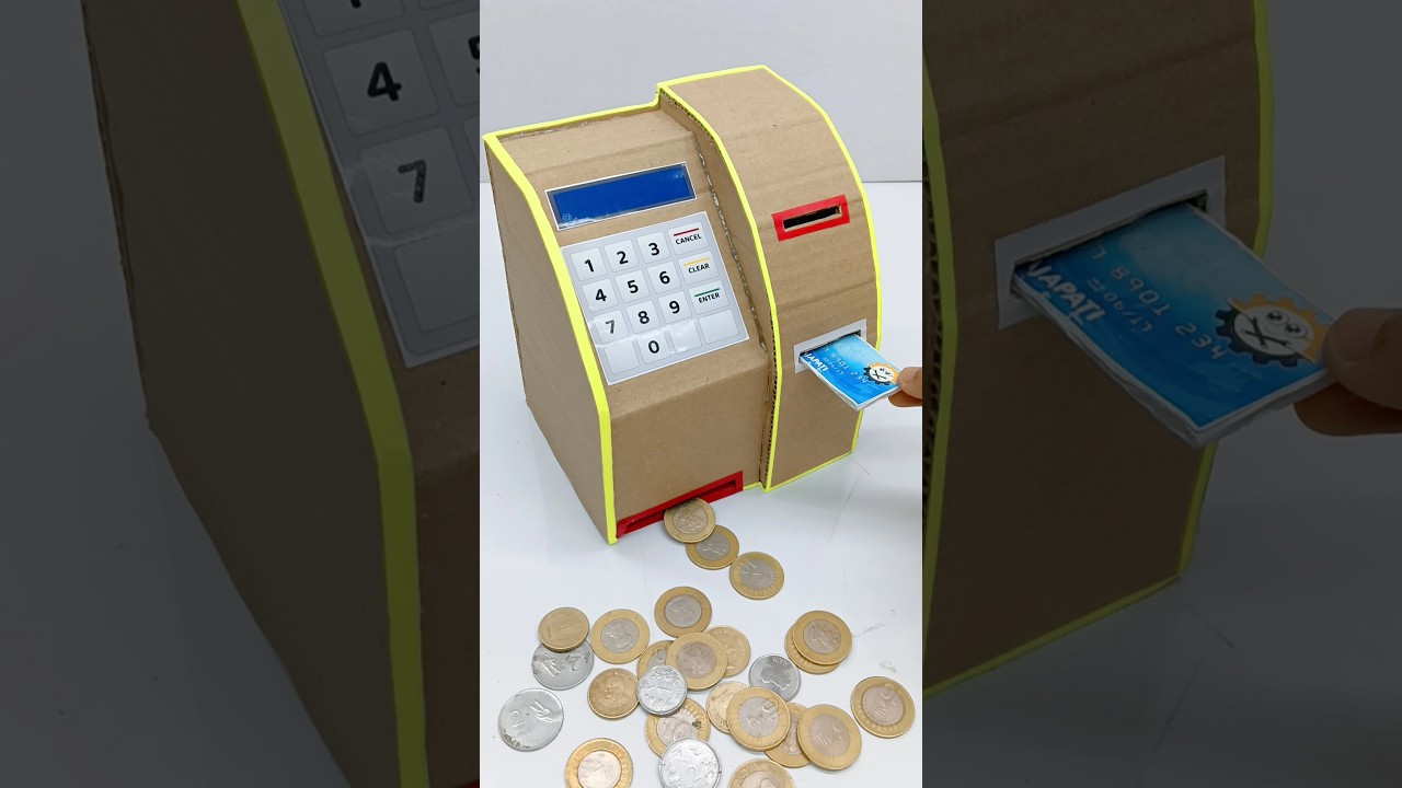 Mini Coin ATM Machine बनाने का आसान तरीका 🏧