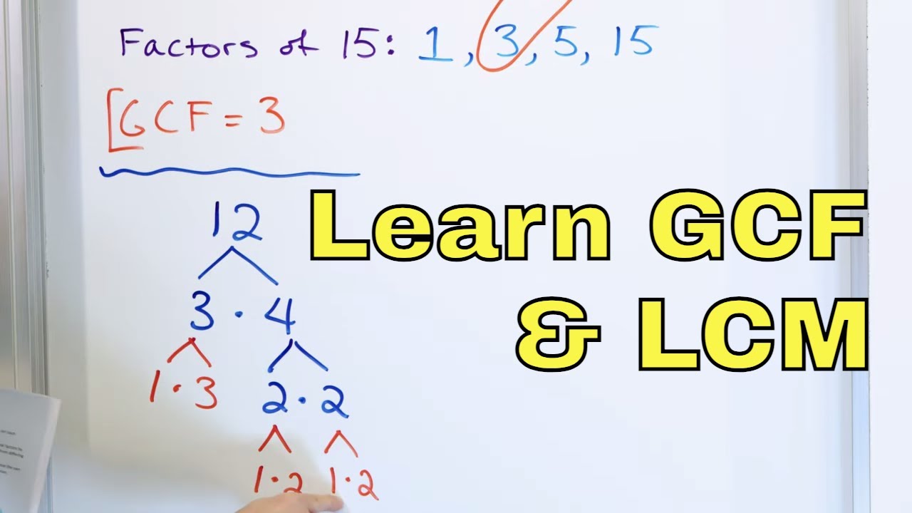 Learn GCF & LCM (Greatest Common Factor & Least Common Multiple) 📚