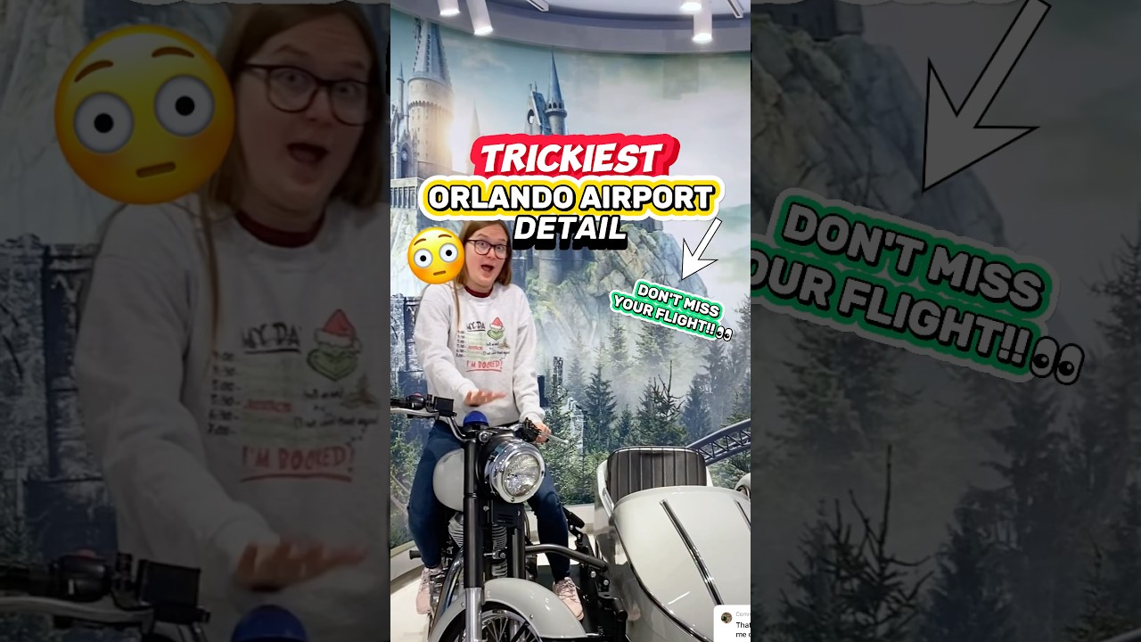 TRICKIEST Orlando Airport Detail 😳✈️ (Don’t MISS Your Flight!)
