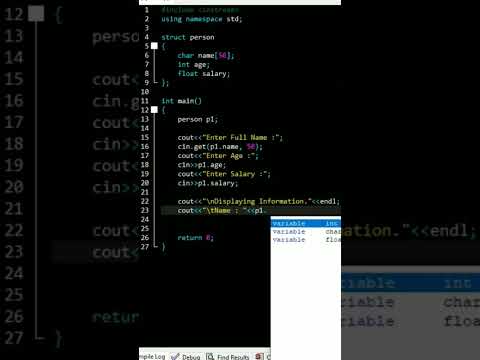 Structures In C++ Programming | #shorts #shortvideo #short #viral #cpp