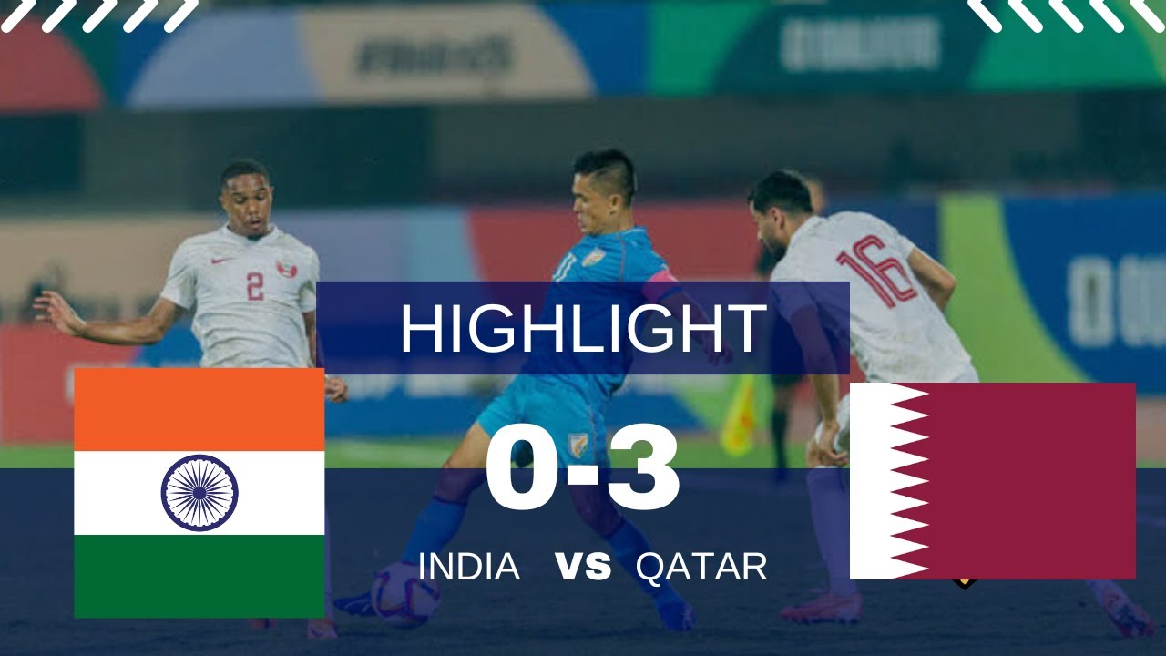 India vs Qatar | FIFA World Cup Qualifiers 🇮🇳