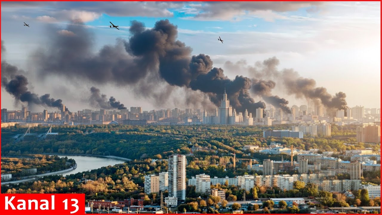 Moscow Hit by Ukrainian Drone Attacks 🚁