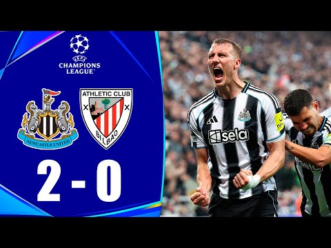 Newcastle vs Athletic Club 2-0 Highlights | Champions League 2025-26