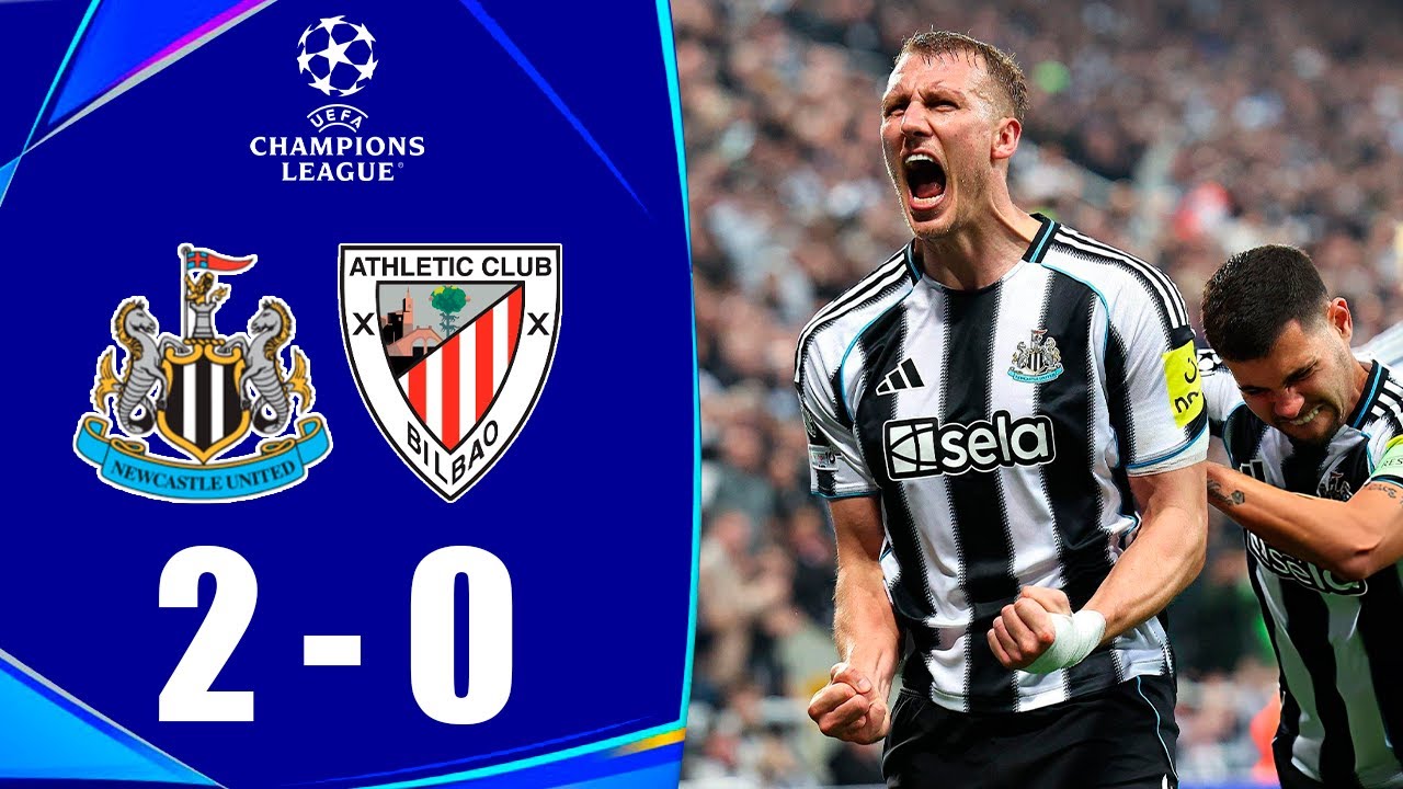 Newcastle vs Athletic Club 2-0 Highlights | Champions League 2025-26
