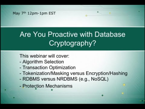 Proactive Risk Presents: Database Cryptography w/ Steve Markey