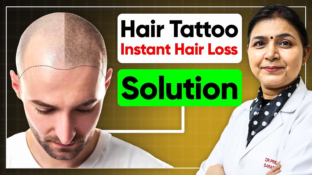 Hair Tattoo & SMP for Men & Women 💇‍♂️