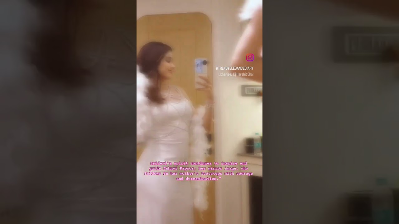 Sridevi's Legacy Lives On Through Jahnvi Kapoor ✨