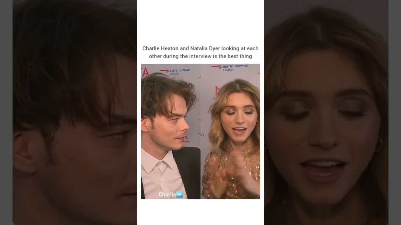 Charlie Heaton & Natalia Dyer Share a Sweet Moment During Interview 🎬