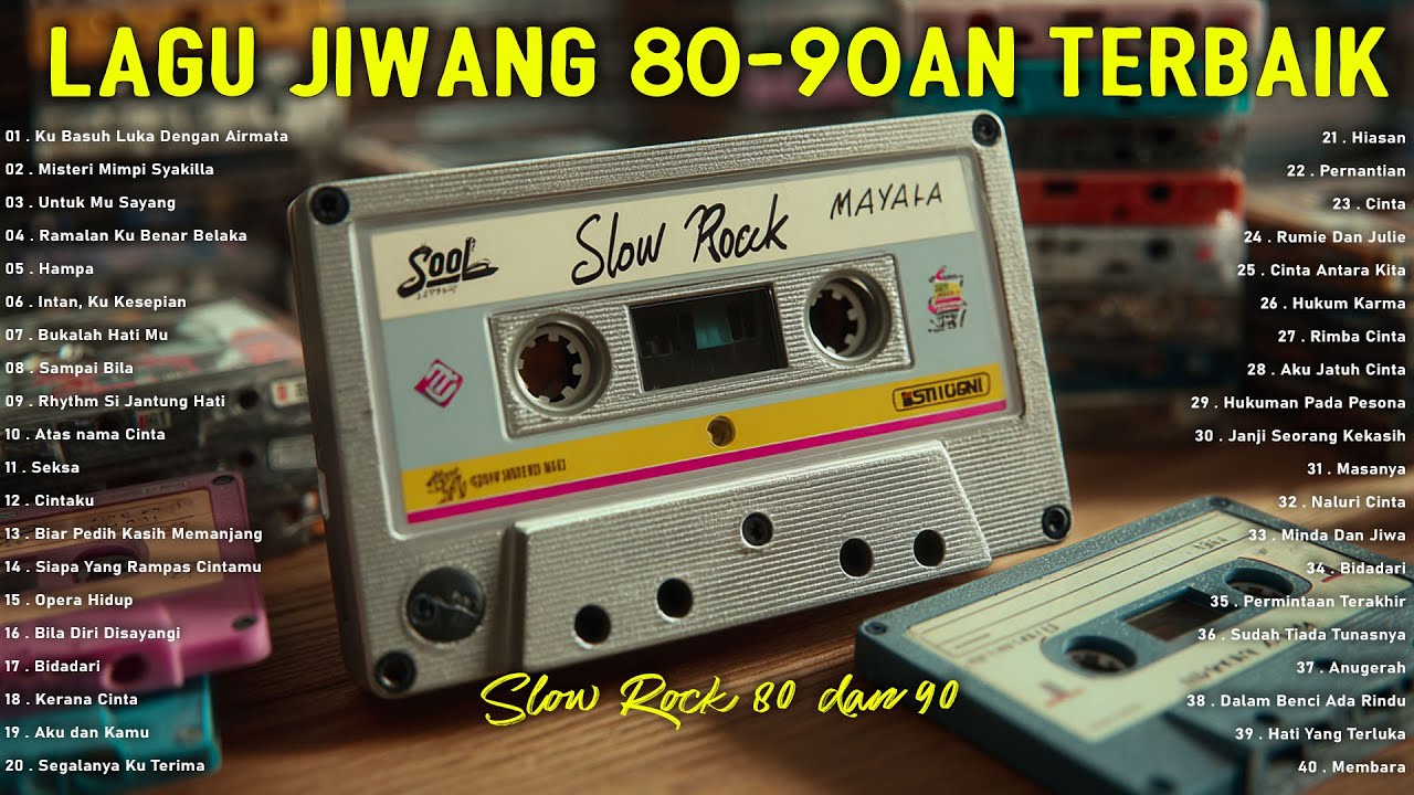 Kompilasi Lagu Slow Rock Melayu Nostalgia 80an & 90an 🎸