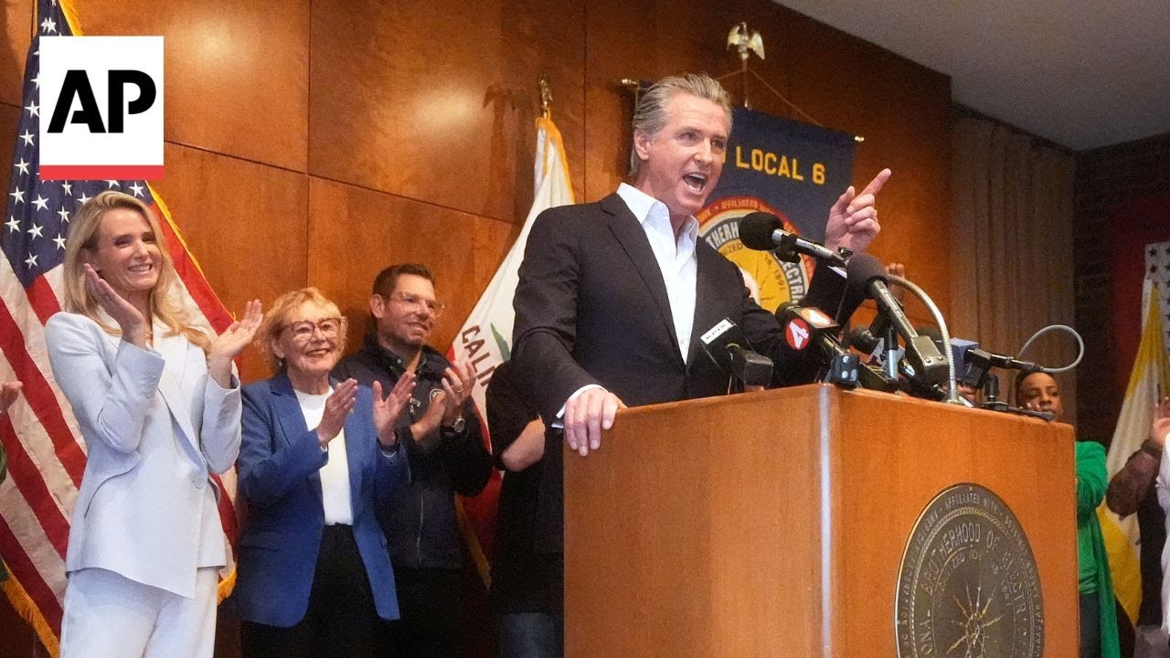 Governor Newsom and Democratic Leaders Support Prop 50 Campaign in California