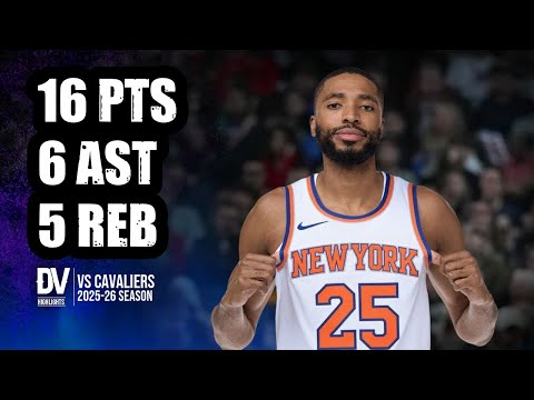Mikal Bridges vs Cavaliers 16 pts 6 ast 5 reb | Oct 22, 2025 | Regular Season