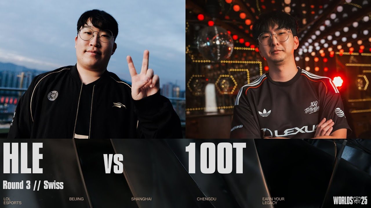 HLE vs 100T | Worlds 2025 Game 1 🇨🇭