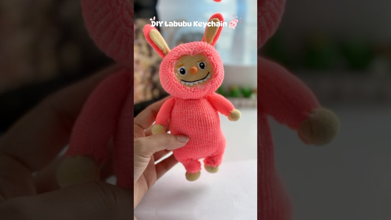 DIY Labubu Keychain Craft ✨