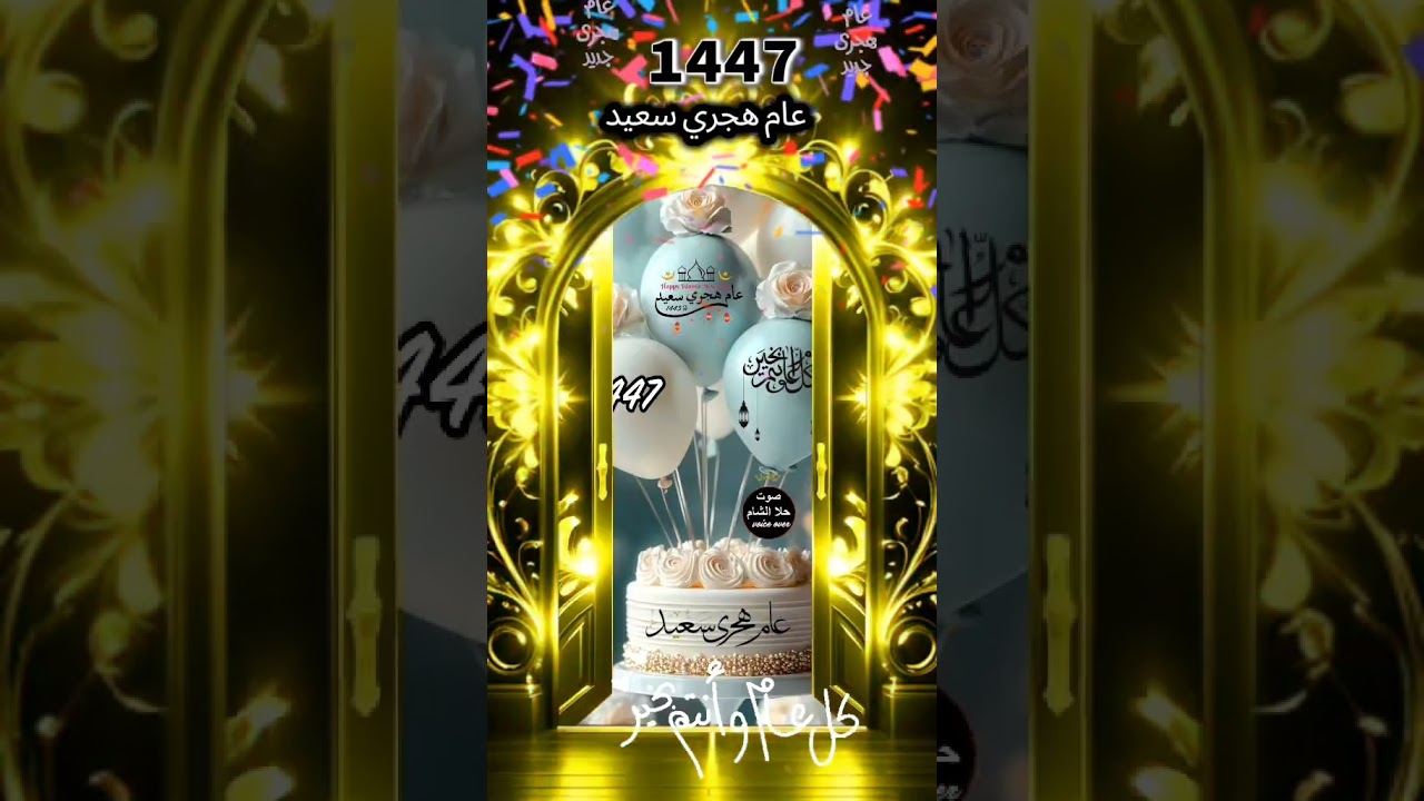 تهنئة بالعام الهجري الجديد 1447 🎉