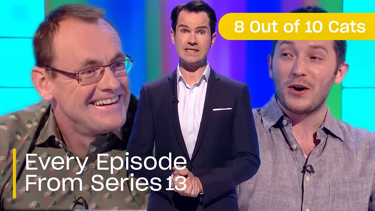 Complete Collection of All Episodes from Series 13 of 8 Out of 10 Cats
