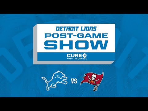 Lions vs. Buccaneers Week 7 | Detroit Lions Live CURE Auto Insurance Postgame Show