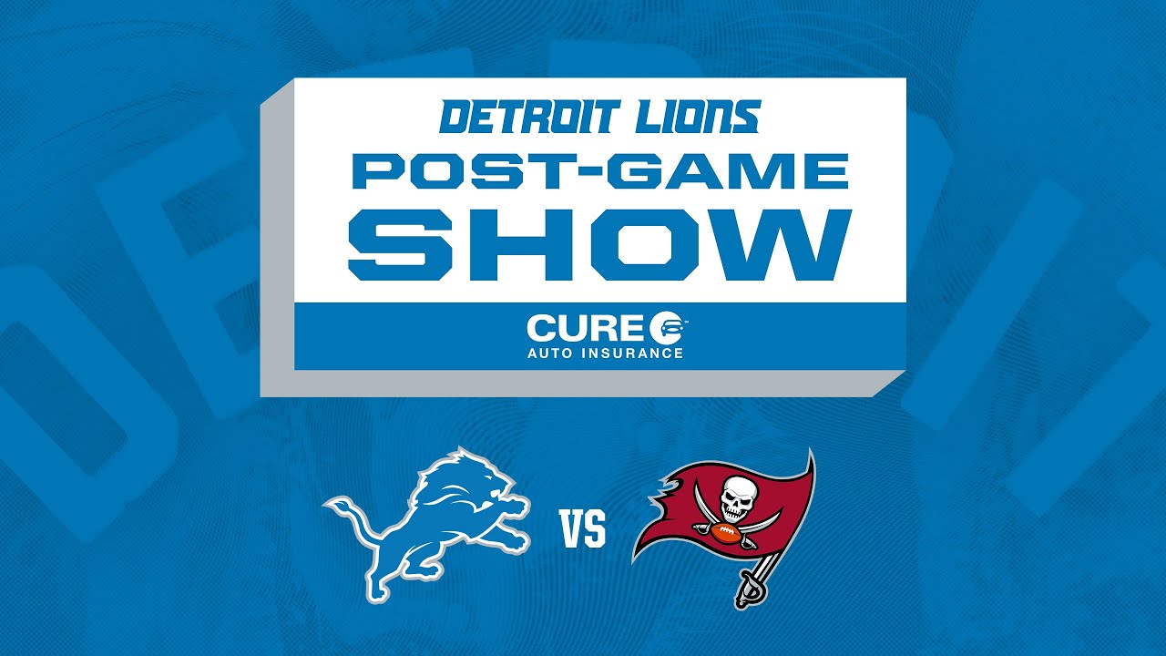 Lions vs. Buccaneers Week 7 Postgame Show | Live Coverage & Highlights 🦁
