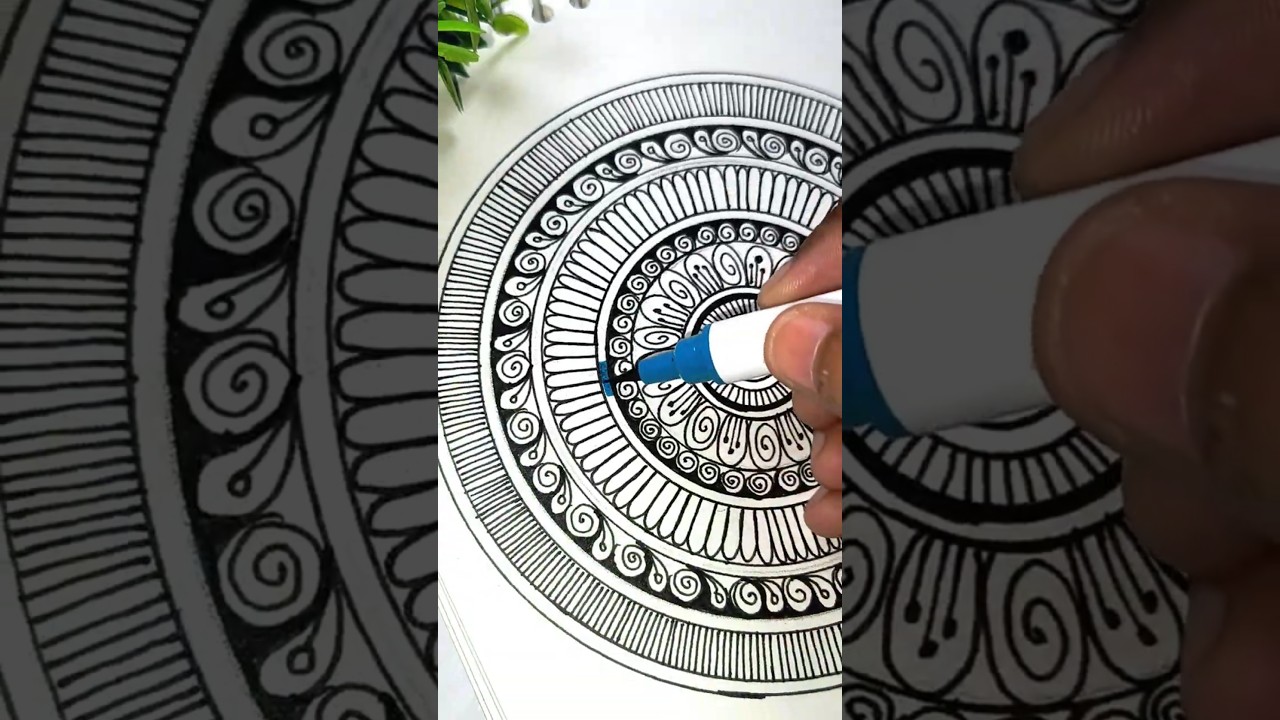 Create Stunning Mandala Art for Beginners π¨ | Easy Drawing Tips
