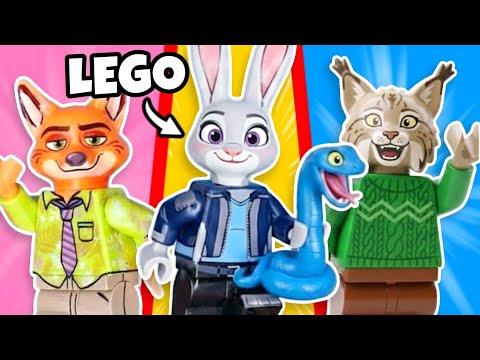 Recreated All Zootopia 2 Characters in LEGO 🧱
