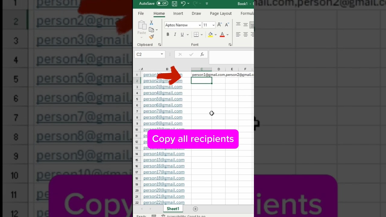 Send Bulk Emails from Excel 📧