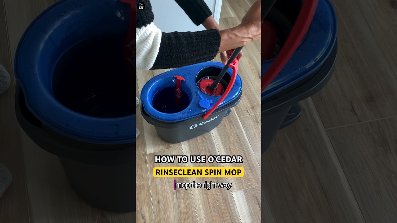 Master the O’Cedar EasyWring RinseClean Spin Mop for Effortless Cleaning 🧼