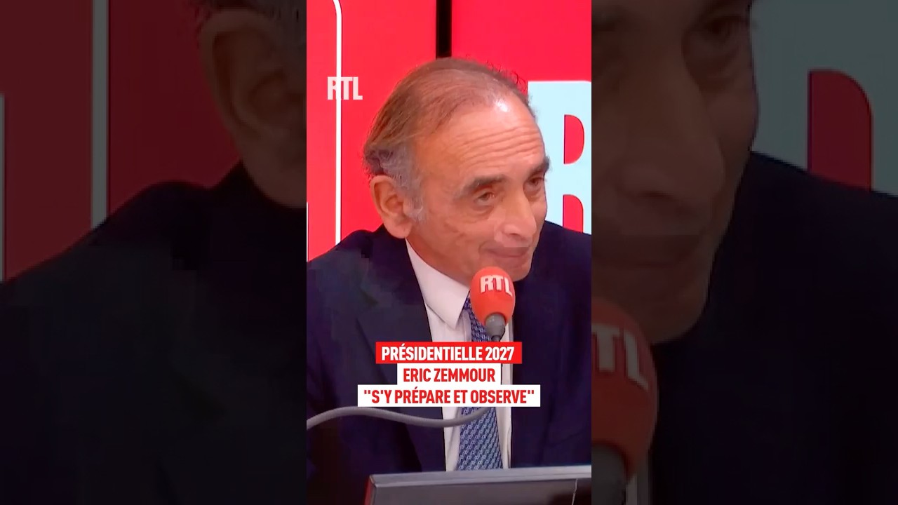 Présidentielle 2027 : Eric Zemmour se prépare et surveille la course 🗳️