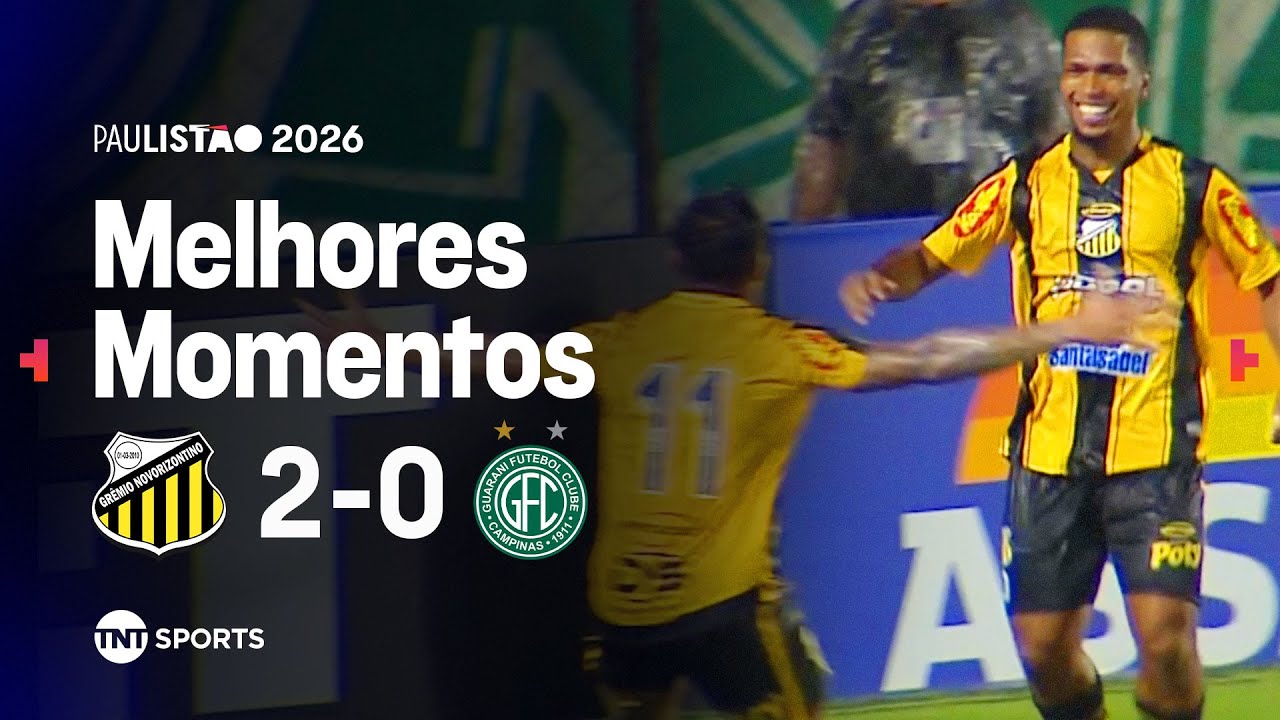Novorizontino 2-0 Guarani | Melhores Momentos | Paulistão 2026