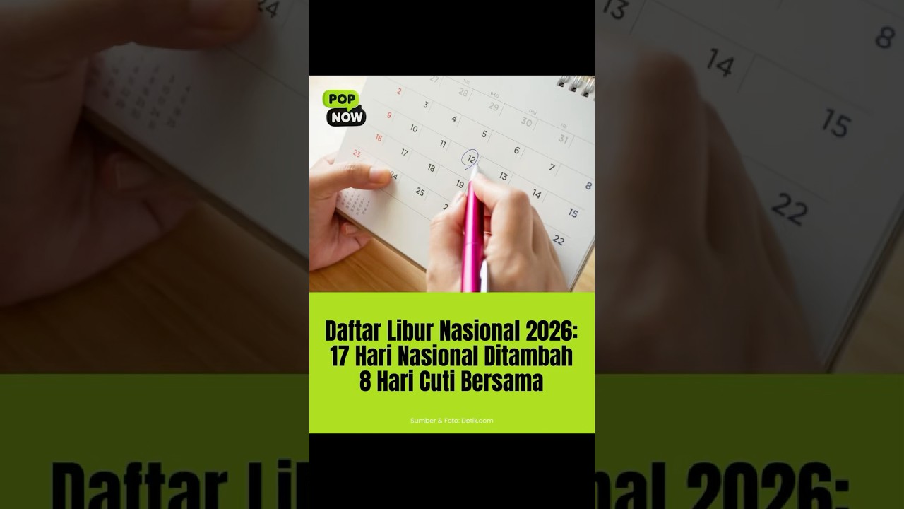Pengumuman Resmi Pemerintah tentang Daftar Hari Libur Nasional dan Cuti Bersama 2026