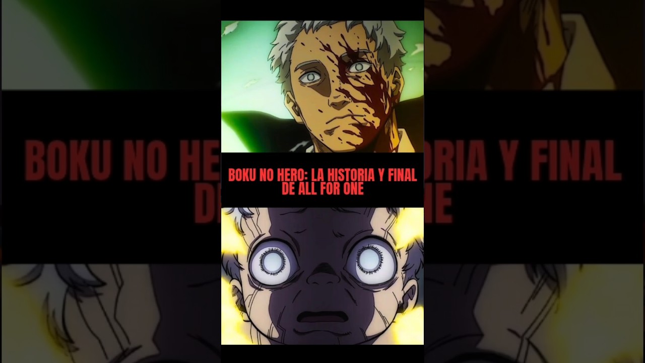 All For One: La historia y el final del villano en My Hero Academia ⚡