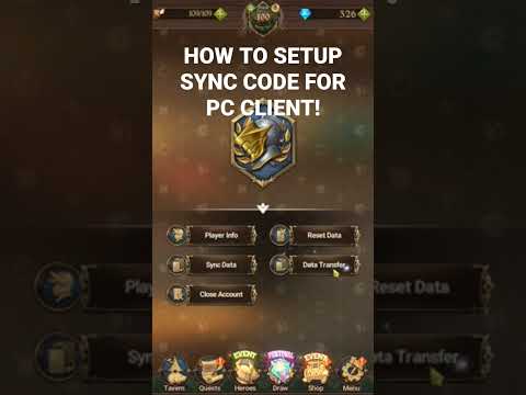 How *YOU* Can Get Your Sync Code & Password Setup For PC Client! 7DS Grand Cross