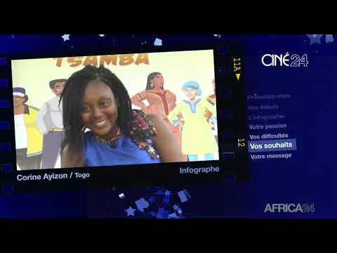 CINÉ 24 - TOGO : AYIZON Corinne, Infographe de films d'animation