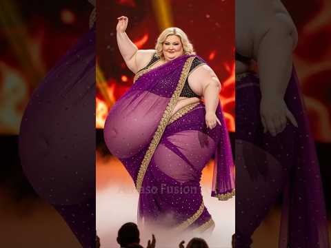 America’s Got Talent Transformation Dance | Russian Woman’s Royal Purple Sari Performance #AGT