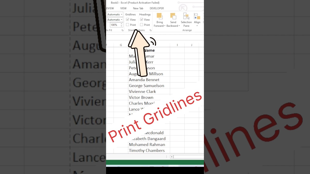 How to Print Gridlines in Excel Easily 🖨️