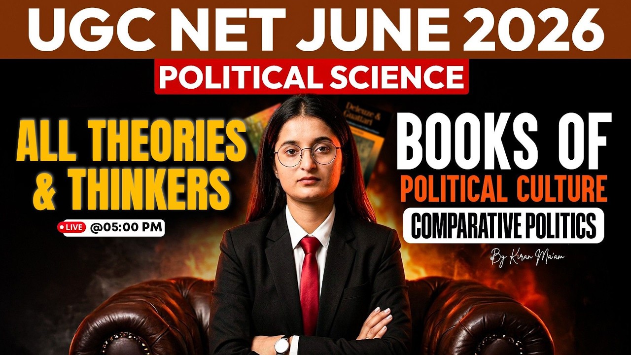 UGC NET Political Science Classes 2026 📚