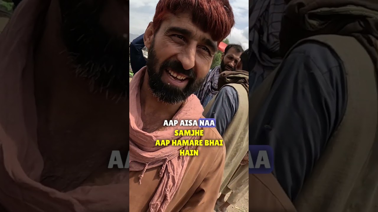 Afghans' Hospitality Toward Indians in Village Market 🇦🇫