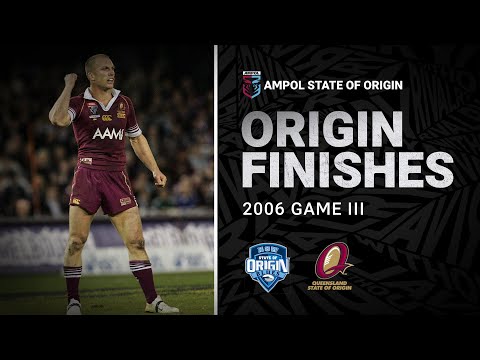 Where the Maroons' dynasty began | Game 3, 2006 | Classic Origin Finishes | NRL