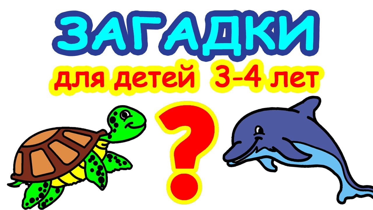 Загадки для детей 3-4 лет 🐾 Развивающие видео