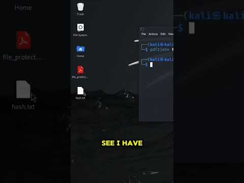 How to crack any PDF password.#ethicalhacking #tech #cybersecurity #hacker #hacks #cyberawareness