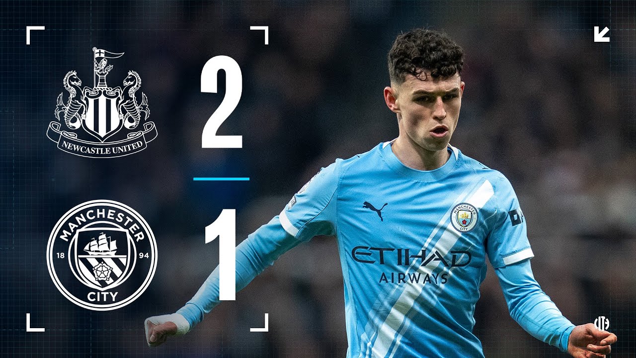 Newcastle Edges Man City 2-1 with Barnes Goals ⚽