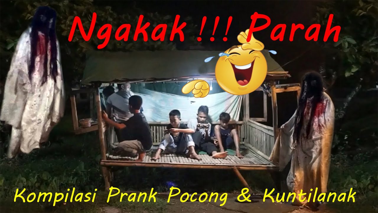 Kompilasi Prank Pocong dan Kuntilanak !!! Ngakak๐คฃ Parah #viral #funny #prank #comedyvideos #trending
