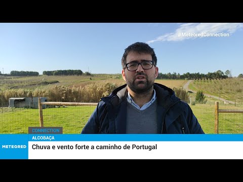 Chuva e vento forte a caminho de Portugal
