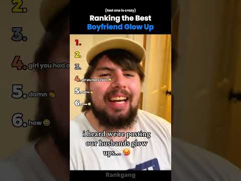 Ranking the Best Boyfriend Glow Up Trend 💪✨#shorts #tiktoktrend #tiktokviral