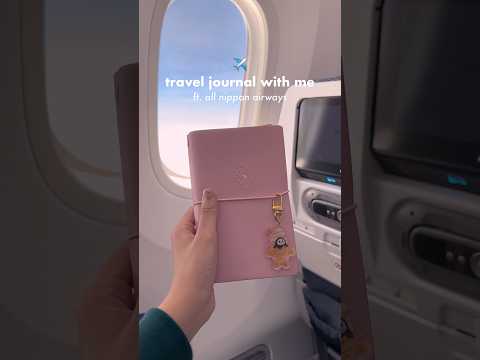 ✈️ travel journal with me on my flight to japan ft. @ANAGlobalCH #japantrip #japantravel