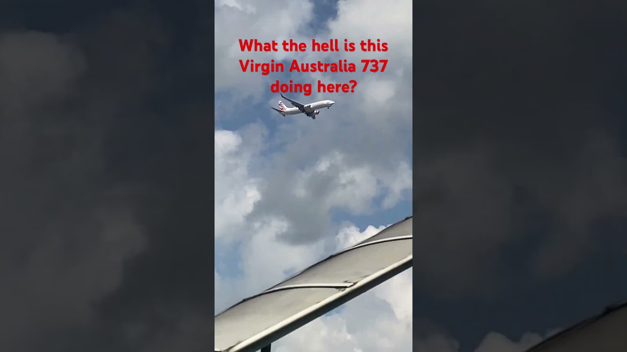 Virgin Australia 737-8FE Approaching ✈️