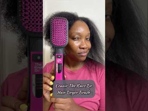 This Conair The Knot Dr. Hair Dryer is my New favorite All-in-One Smoothing Dryer Brush! #shorts