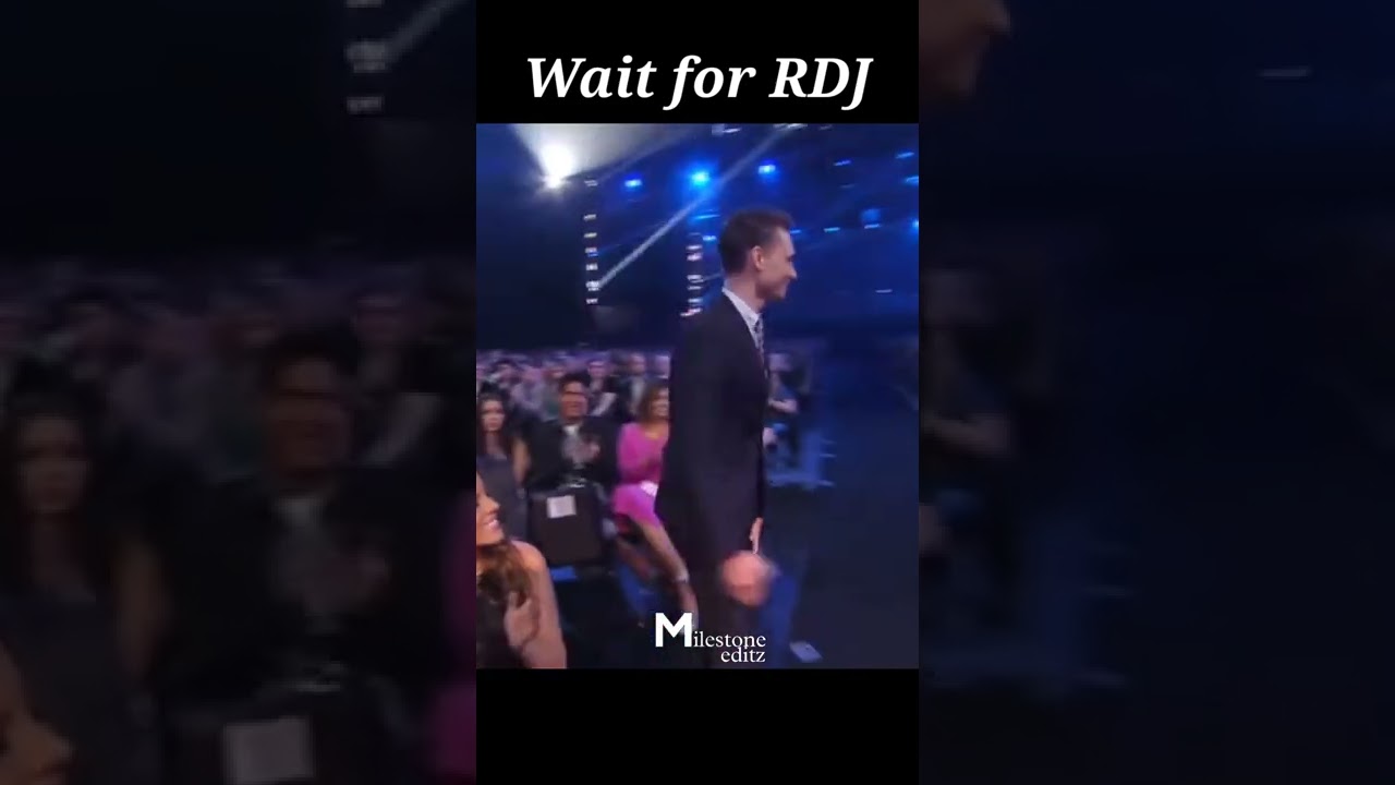 Tony Stark Receives His Award 🔥